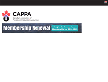 Tablet Screenshot of cappa.org